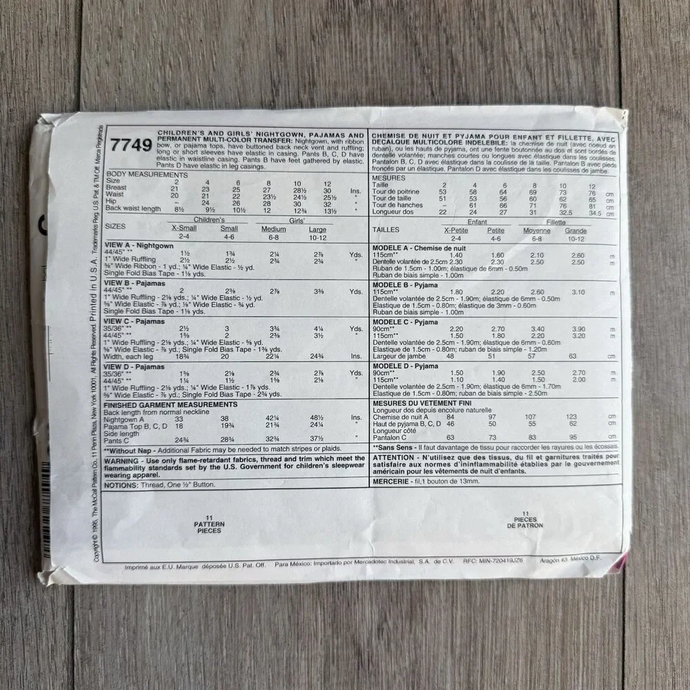 McCalls vtg mccalls
